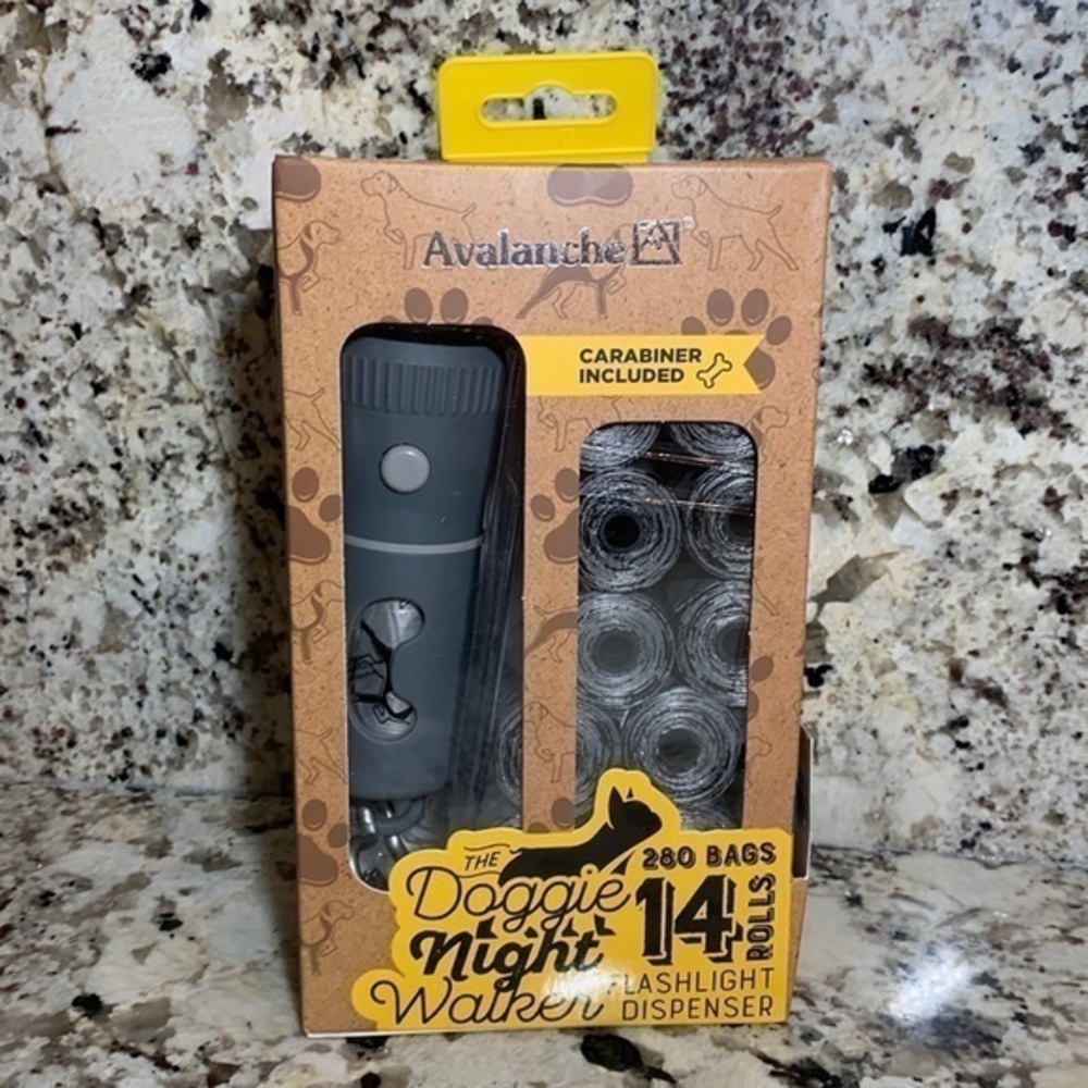 Avalanche The Doggie Night Walker Flashlight Dispenser 280 bags